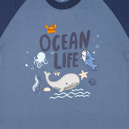 Playera Cuello Redondo Waves Infantil