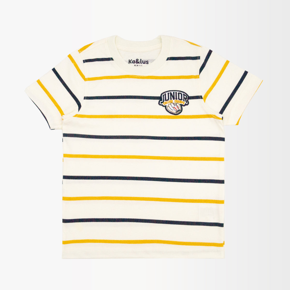 Playera Cuello Redondo Rayas Infantil