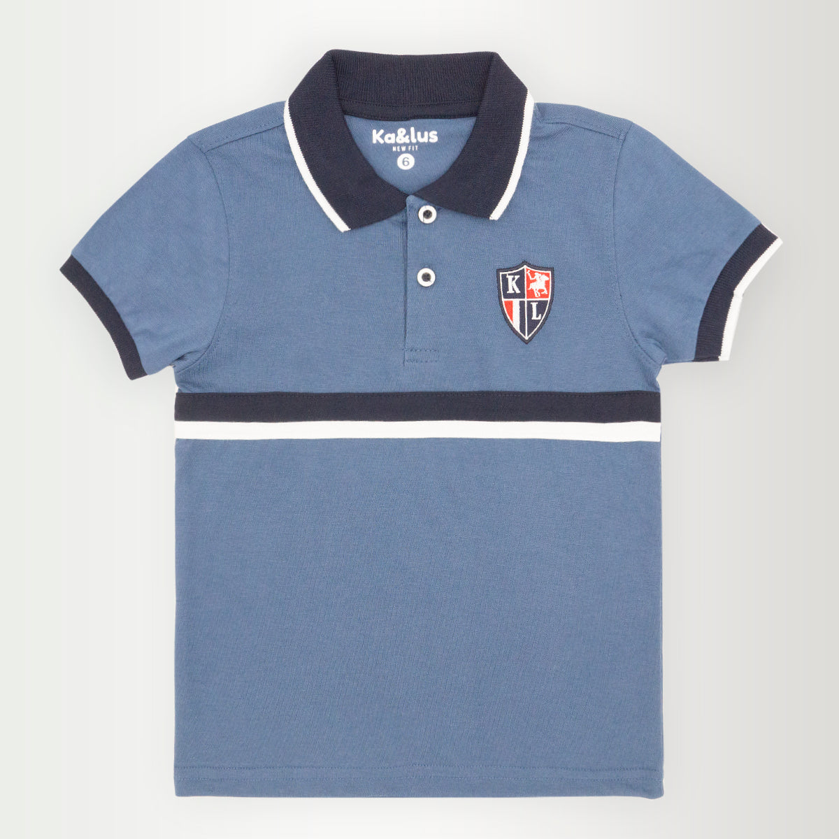 Playera polo LINE manga corta infantil