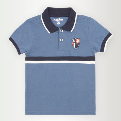 Playera polo LINE manga corta infantil