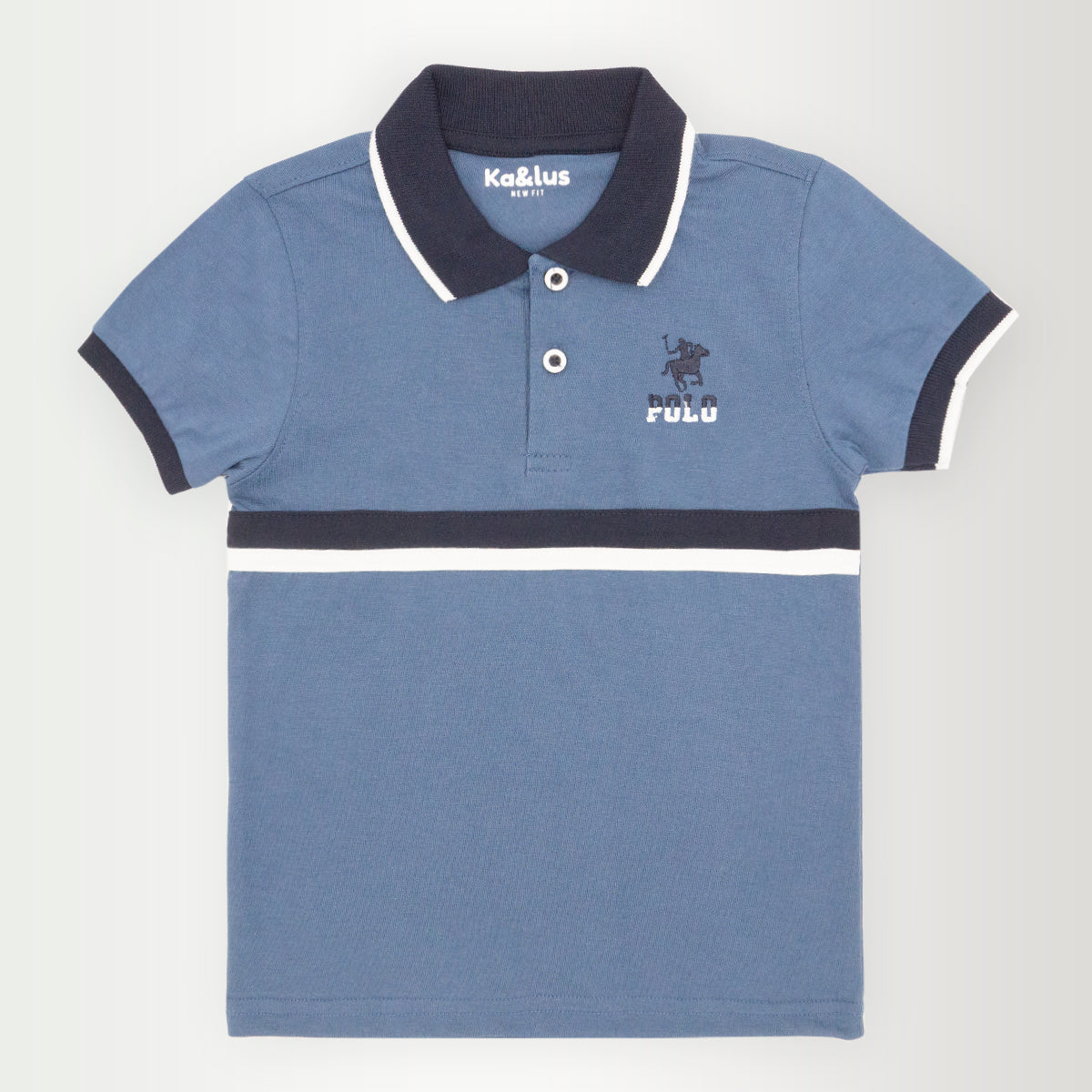 Playera polo LINE manga corta juvenil