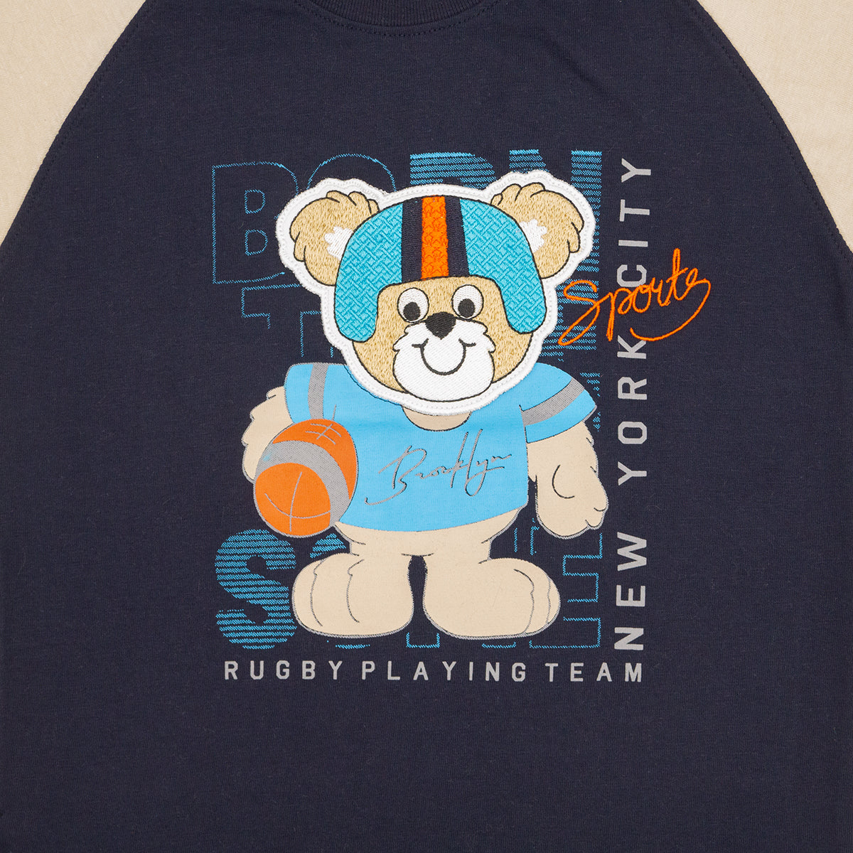 Playera redondo CARTOON infantil manga corta Kalus