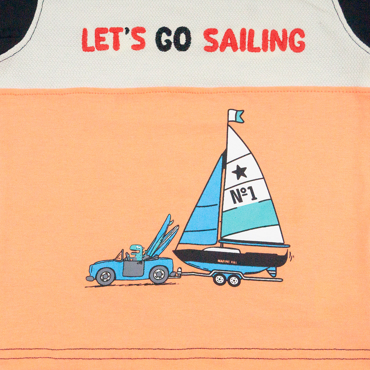 Playera Cuello Redondo BEACH Infantil