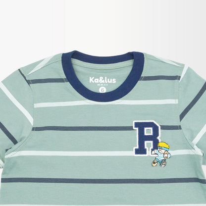 Playera Cuello Redondo Rayas Infantil