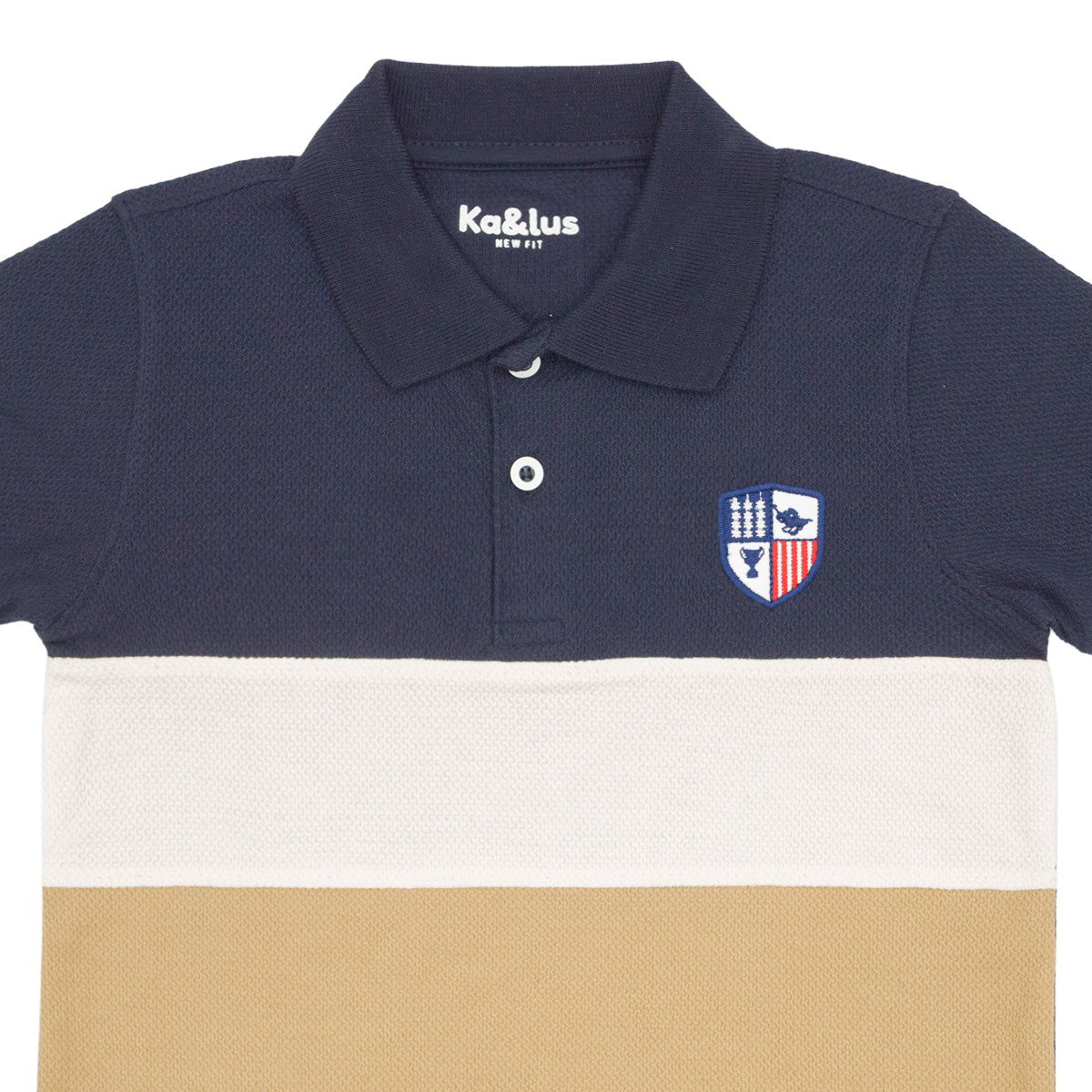 Playera Pique Bloques Juvenil