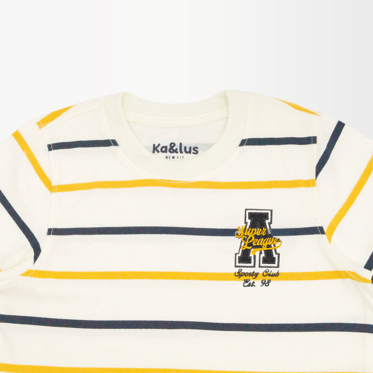 Playera Cuello Redondo Rayas Juvenil