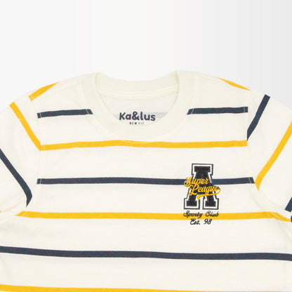 Playera Cuello Redondo Rayas Juvenil