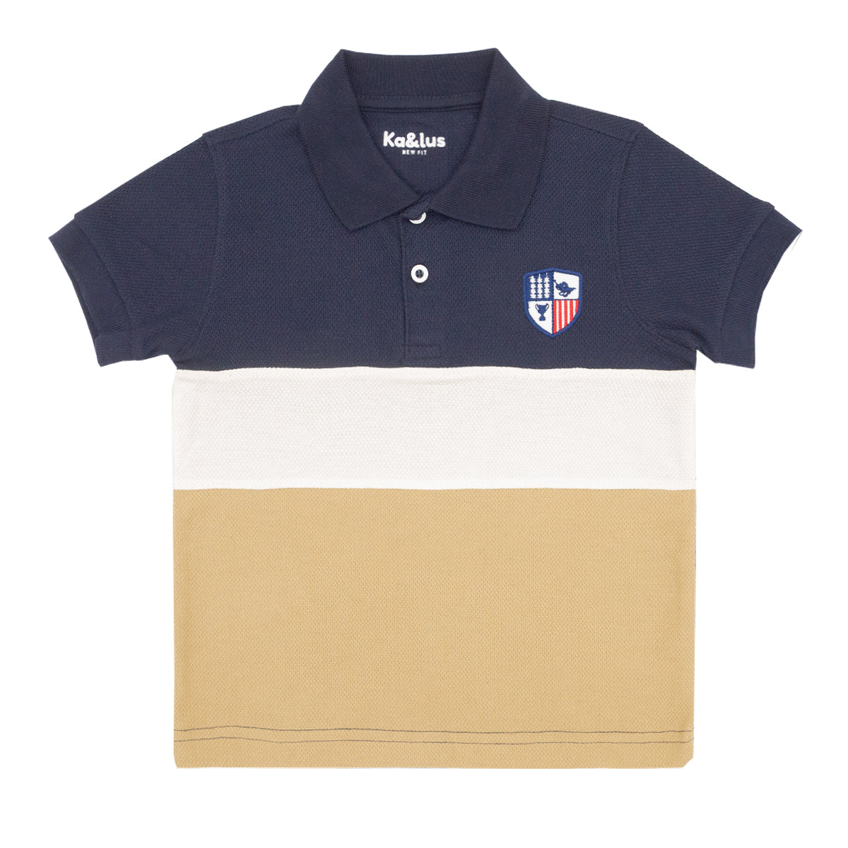 Playera Pique Bloques Juvenil