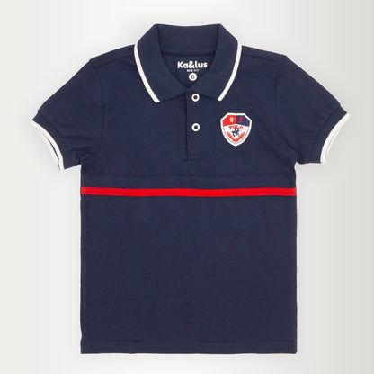 Playera polo LINE manga corta infantil