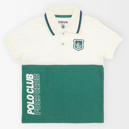 Playera polo COMBINADO infantil para niño