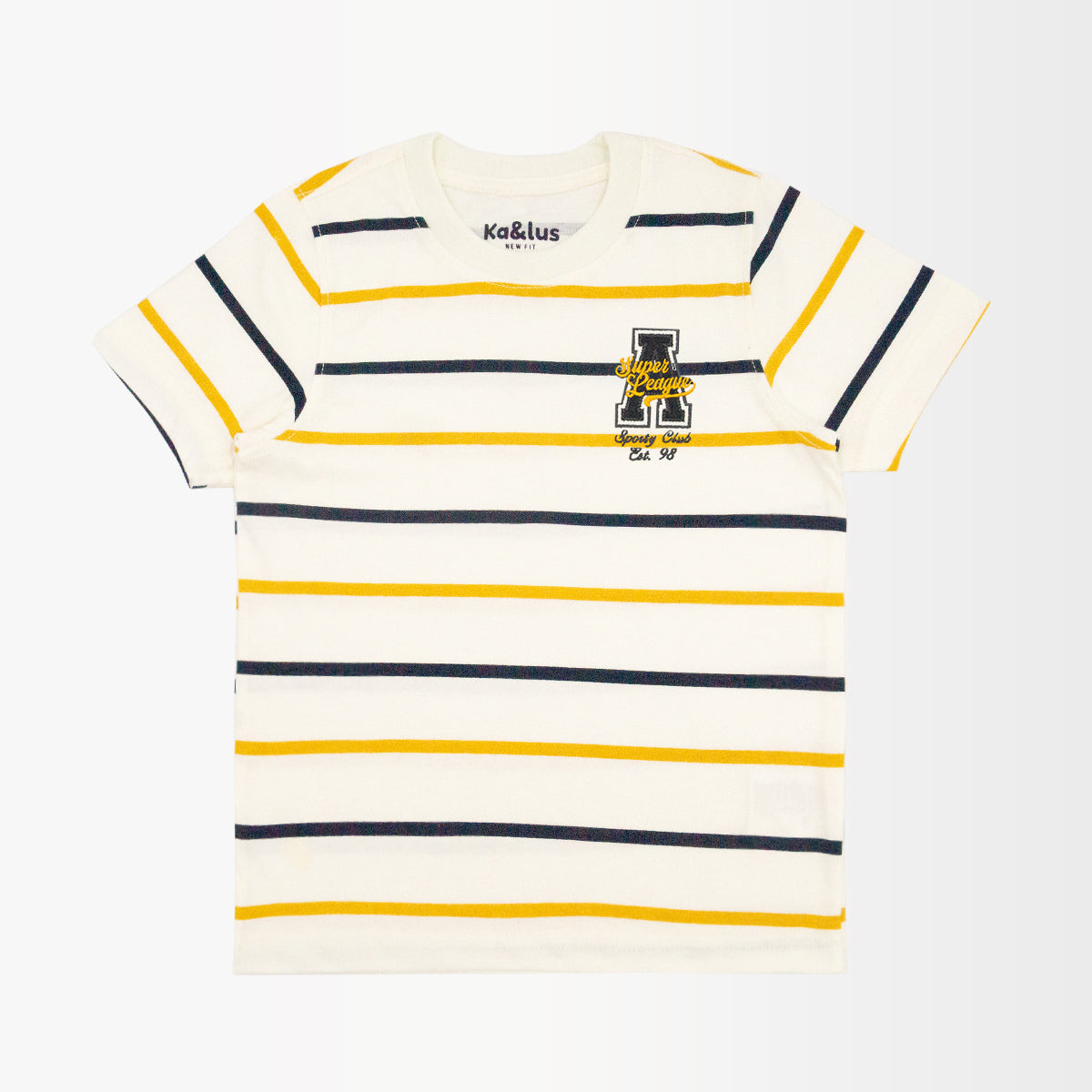 Playera Cuello Redondo Rayas Juvenil