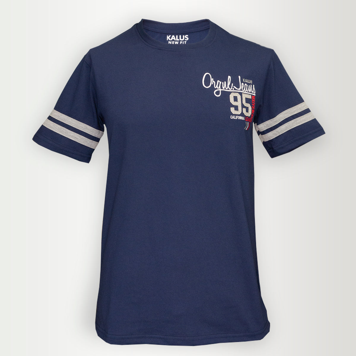Playera para Caballero Cuello Redondo Jeans