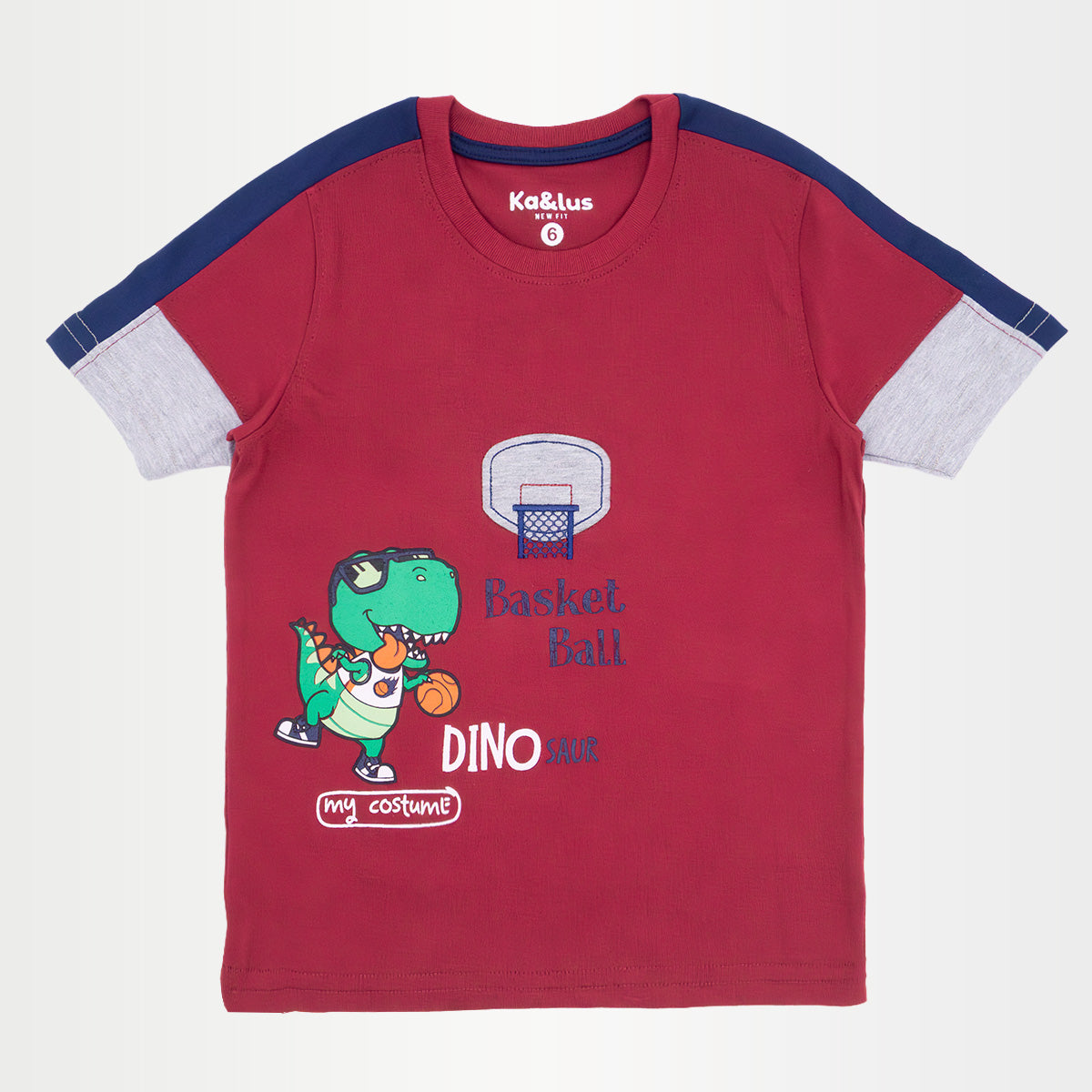 Playera Cuello Redondo Dino