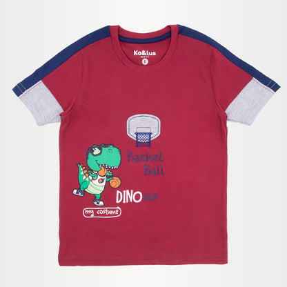 Playera Cuello Redondo Dino