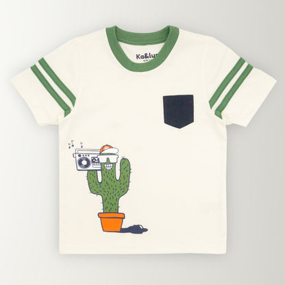 Conjunto BEACH infantil playera + short a combinación