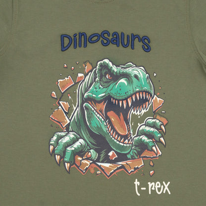 Playera Cuello Redondo Dino