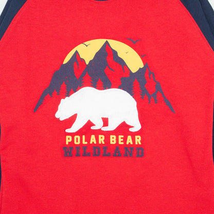 Playera redondo manga larga SKI juvenil