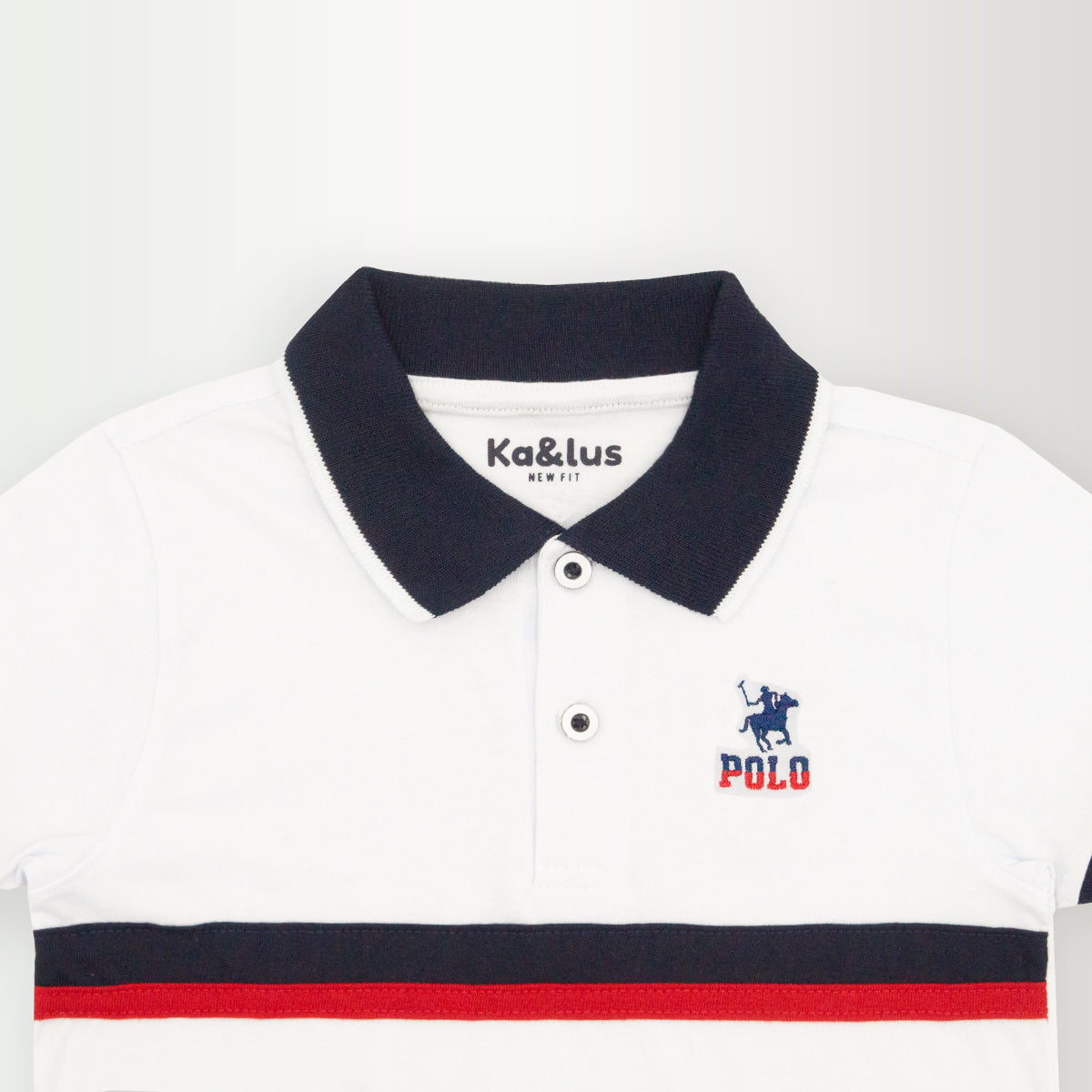 Playera polo LINE manga corta juvenil