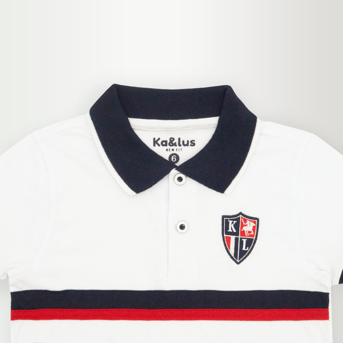 Playera polo LINE manga corta infantil