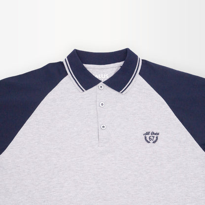 Playera Polo Manga Ranglan