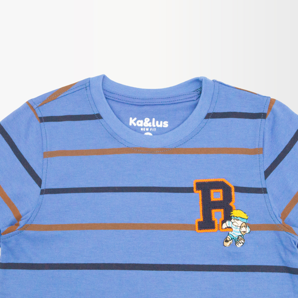 Playera Cuello Redondo Rayas Infantil