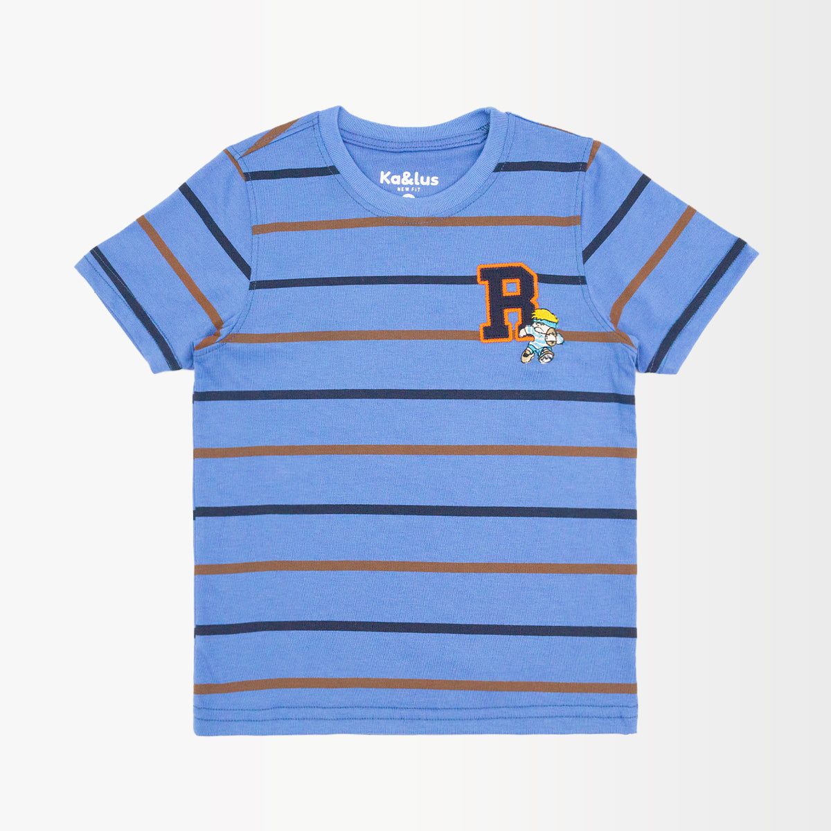 Playera Cuello Redondo Rayas Infantil