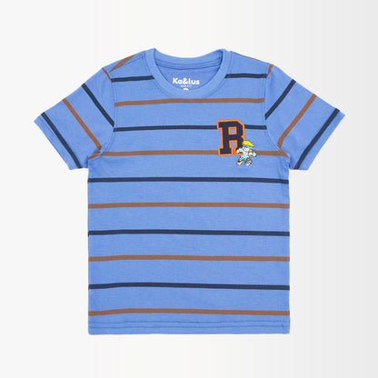 Playera Cuello Redondo Rayas Infantil