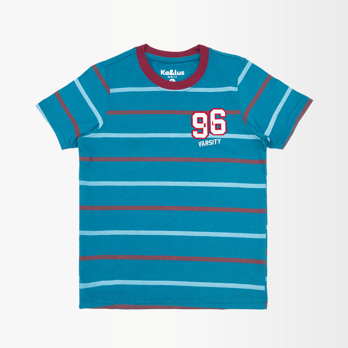 Playera Cuello Redondo Rayas Juvenil