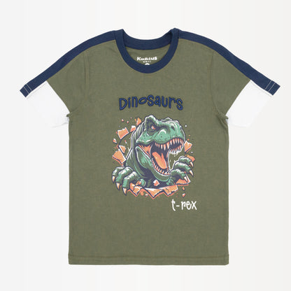 Playera Cuello Redondo Dino