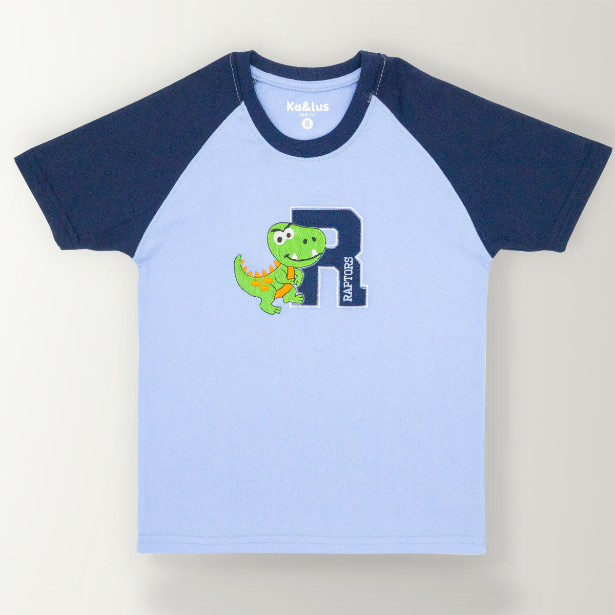 Playera redondo RAPTOR manga corta para niño infantil