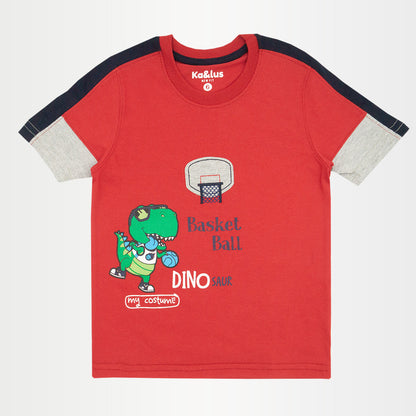 Playera Cuello Redondo Dino