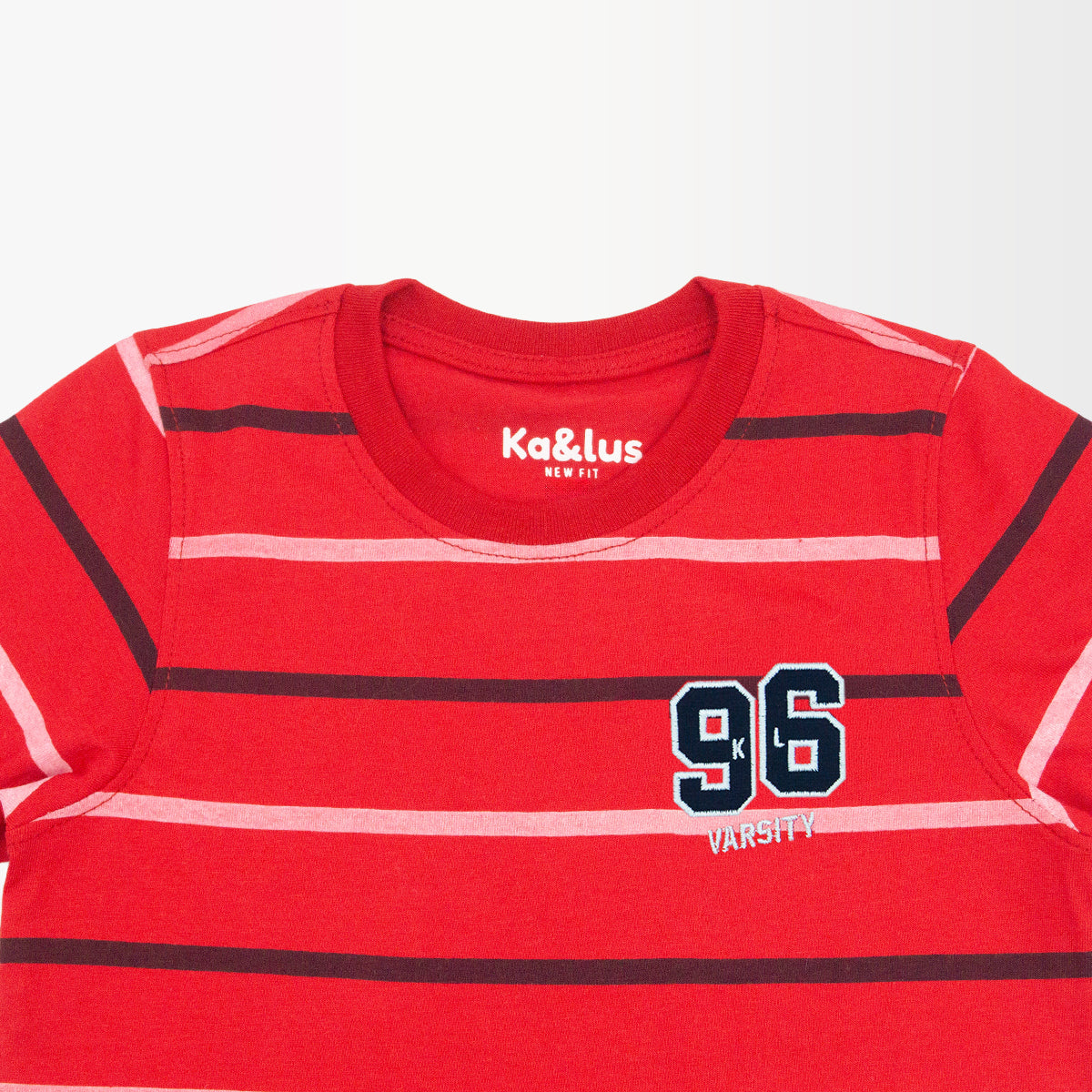 Playera Cuello Redondo Rayas Juvenil