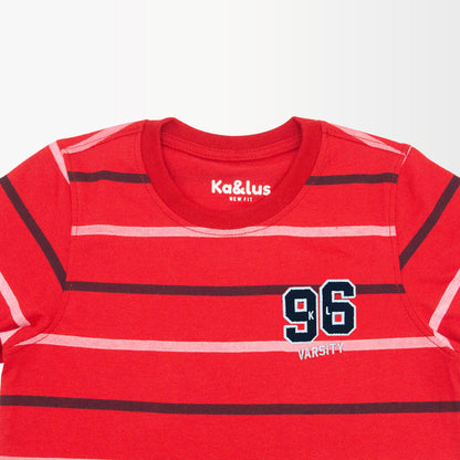 Playera Cuello Redondo Rayas Juvenil