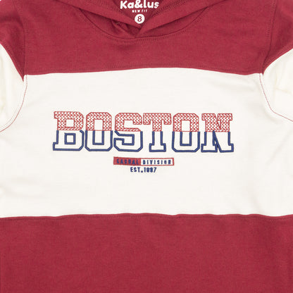 Playera gorro BASKETBALL manga larga juvenil Kalus