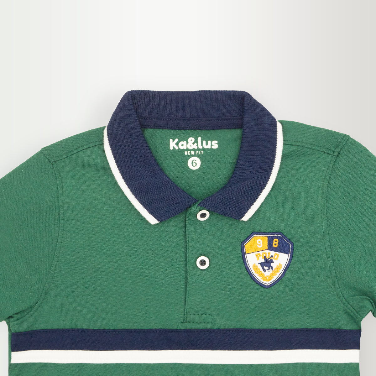 Playera polo LINE manga corta infantil