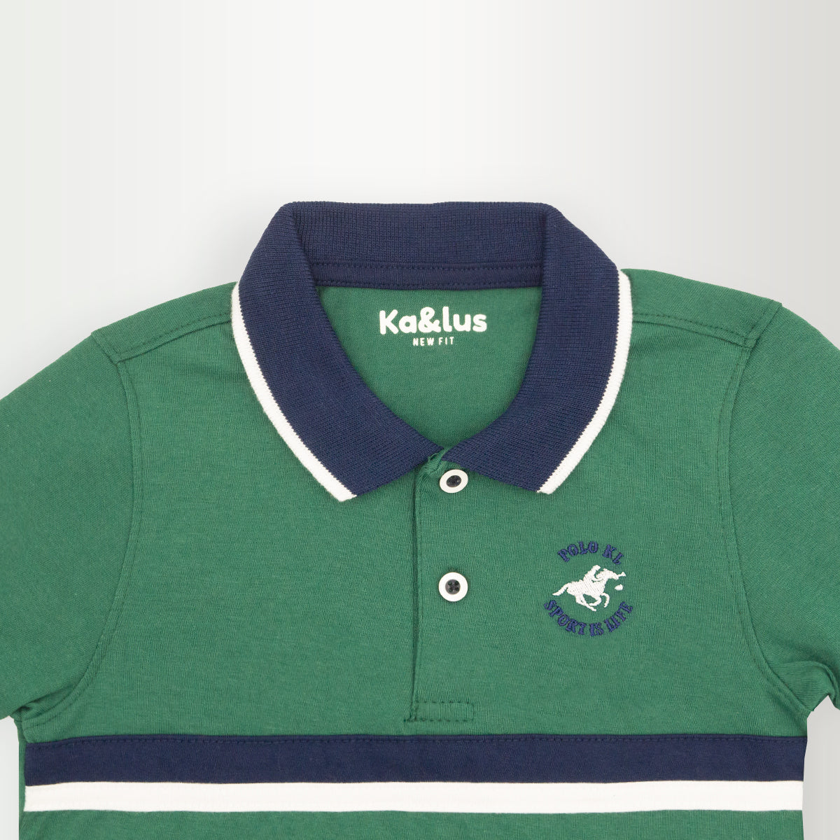 Playera polo LINE manga corta juvenil