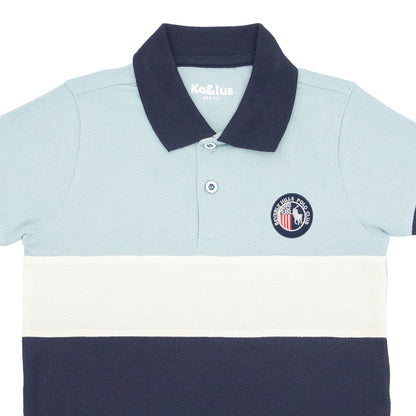 Playera Pique Bloques Juvenil