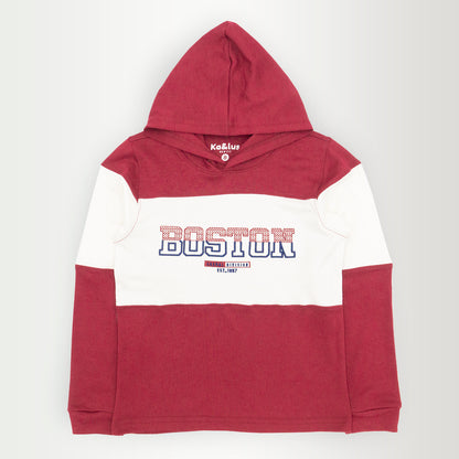 Playera gorro BASKETBALL manga larga juvenil Kalus