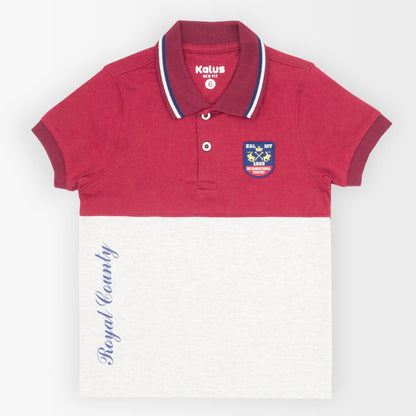Playera polo COMBINADO infantil para niño