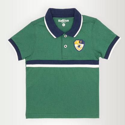 Playera polo LINE manga corta infantil