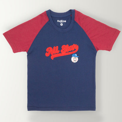 Playera redondo RAPTOR manga corta para niño infantil