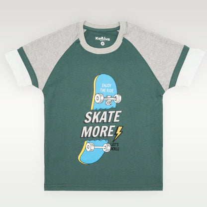 Playera Cuello Redondo Skate Juvenil