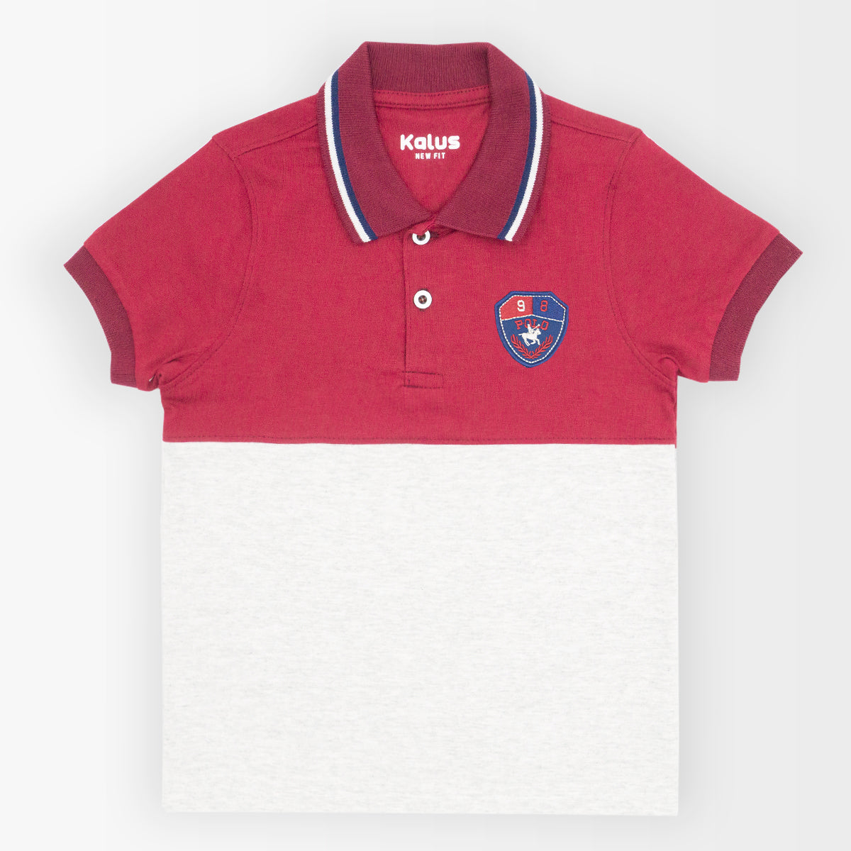 Playera polo COMBINADO para niño juvenil