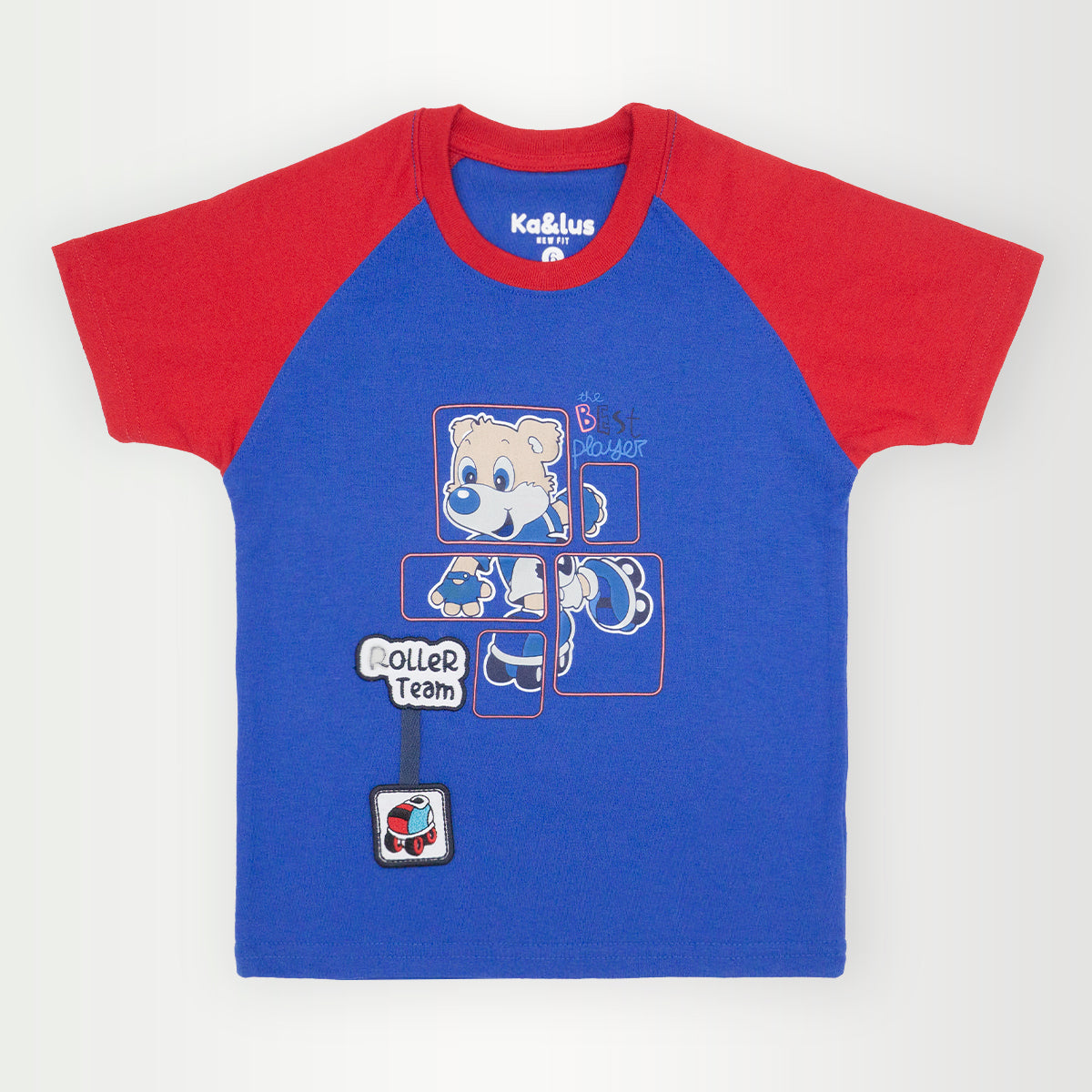 Playera redondo CARTOON infantil manga corta Kalus