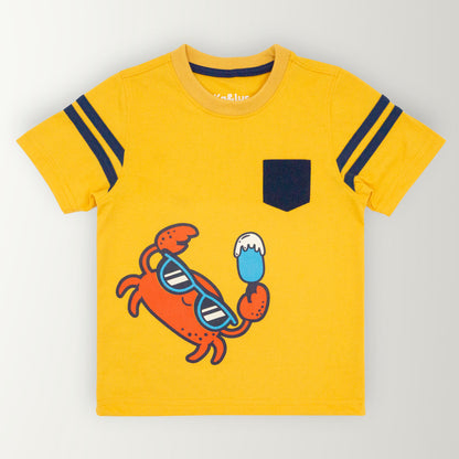 Conjunto BEACH infantil playera + short a combinación