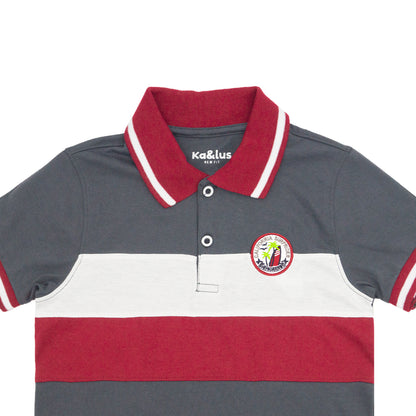 Playera Polo Infantil Bloques