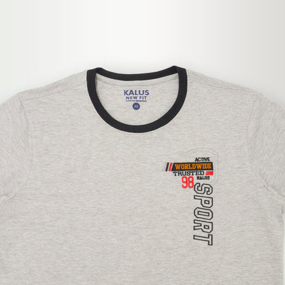 Playera para Caballero Cuello Redondo Jeans