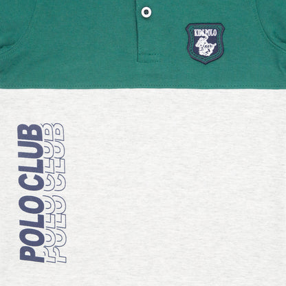 Playera polo COMBINADO infantil para niño