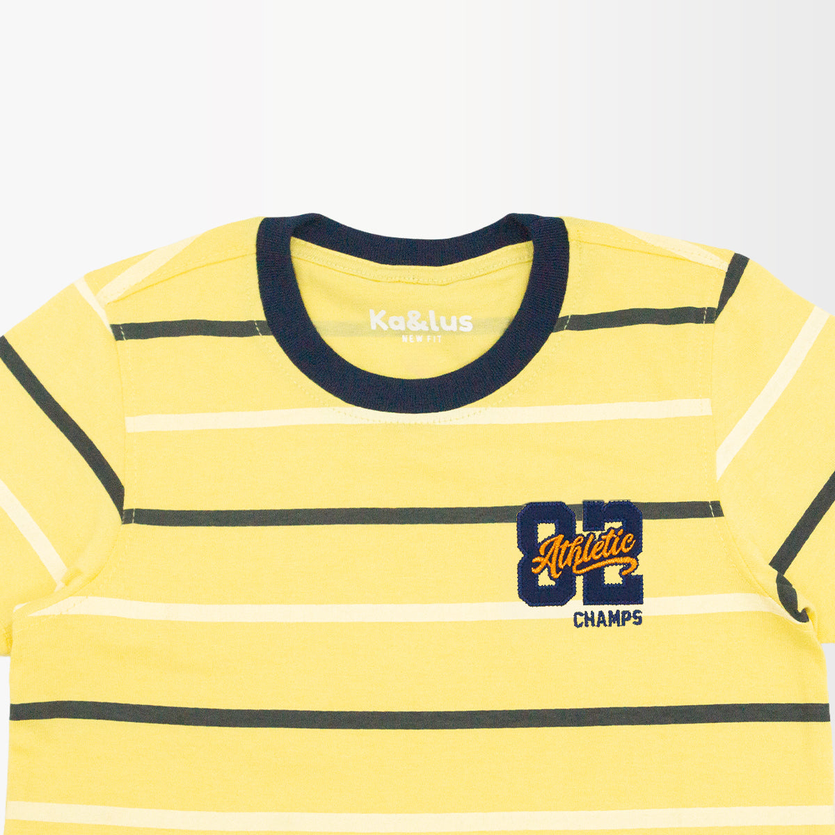 Playera Cuello Redondo Rayas Juvenil