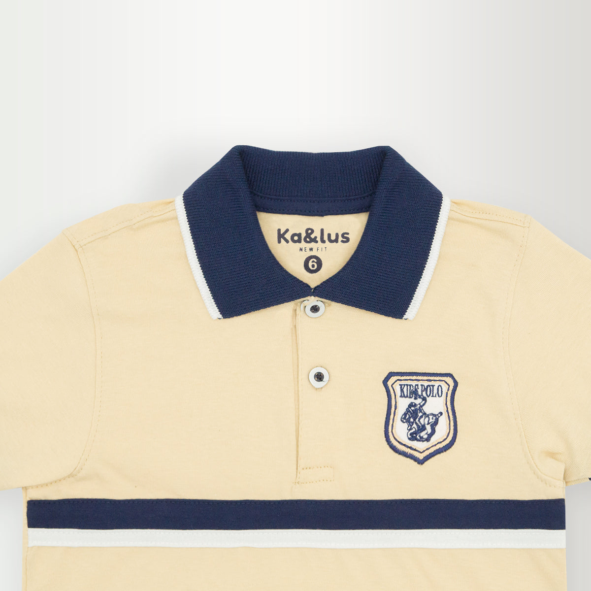 Playera polo LINE manga corta infantil